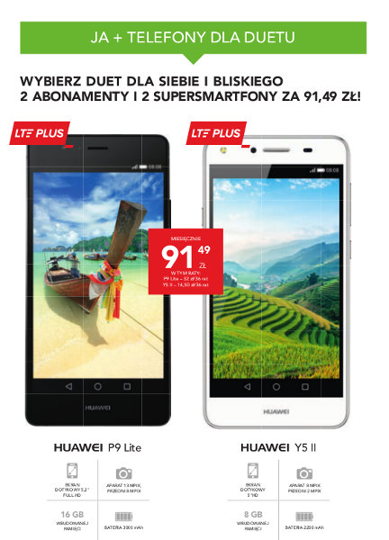 perfekcyjny duet huawei w plusie