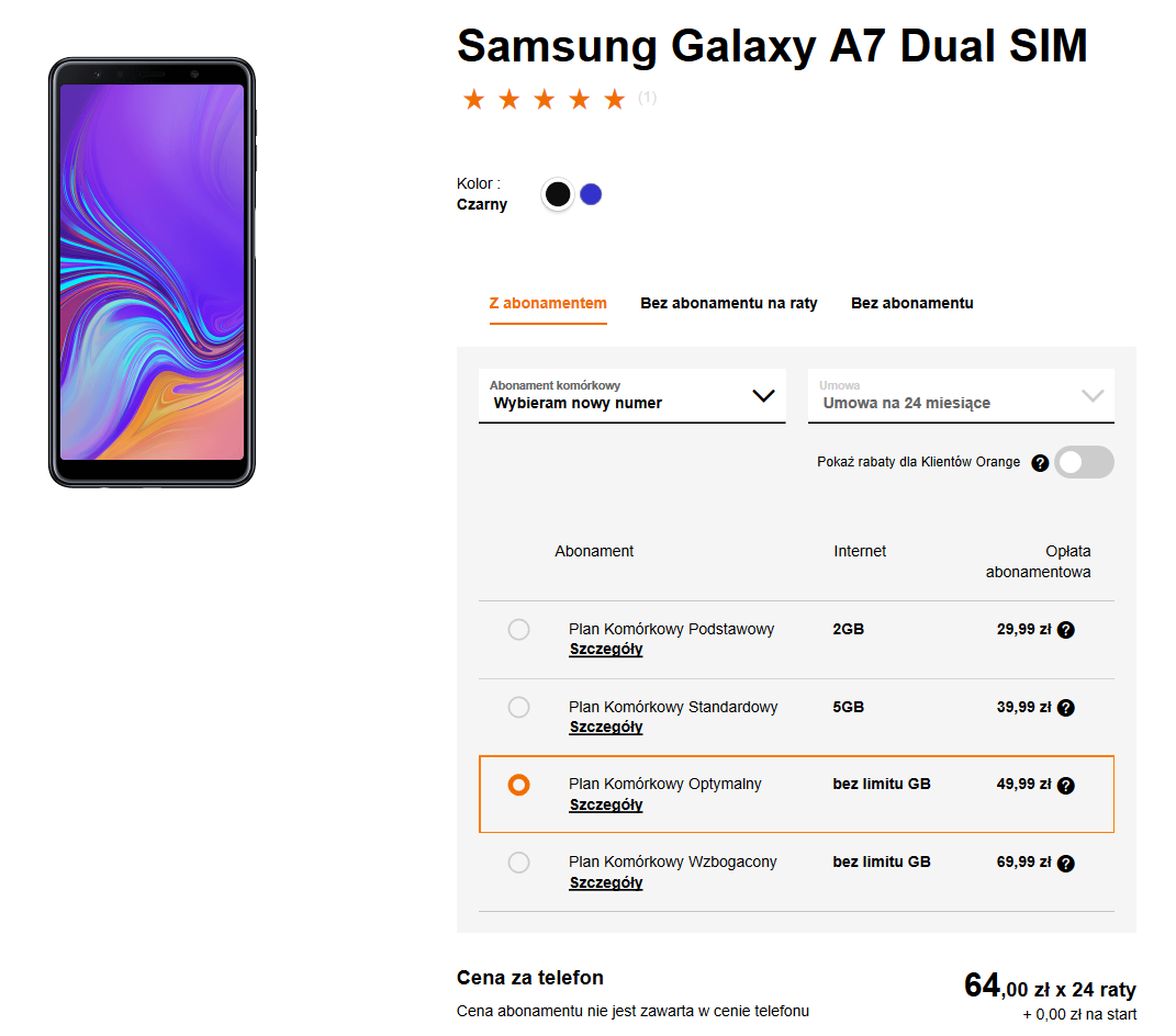 samsung galaxy a7 abonament orange ceny samsung galaxy a7 abonament orange ceny